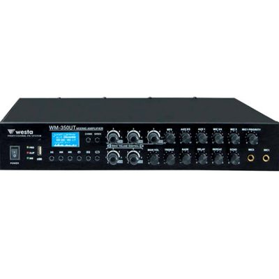 Westa WM-350UT USB Bluetooth 350W 6 Zone Mixser Amfi Mikrofon Ve AUX Girişli Amfi