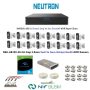 Neutron 2mp 16 kameralı Gece Renkli Sesli Dış ortam AHD Full Kamera Seti 2TB