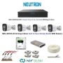 Neutron 2mp 4 kameralı Gece Renkli Sesli Dış ortam AHD Full Kamera Seti 500GB