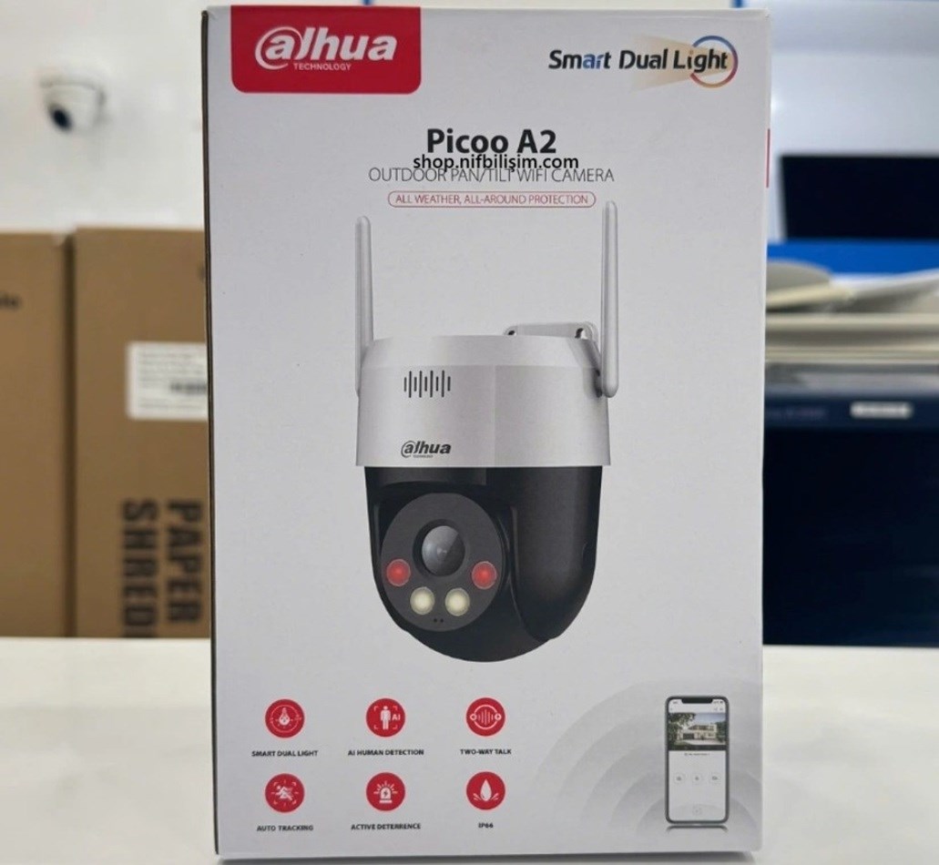 Dahua DH-P3AE-PV 3mp 4mm İnsan Algılama Çift Yönlü Konuşma FullColor Dahili Sesli Wifi IP Kamera