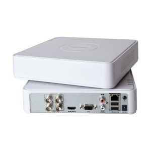 Hikvision DS-7104HGHI-M1 4 Kanal H.265 Pro+ Dahili Ses Desteği 1 Sata Hibrit Kayıt Cihazı