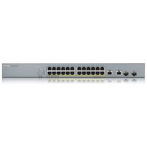 Zyxel GS1350-26HP 24 Port PoE GB Uplink Yönetilebilir 375W Poe Switch