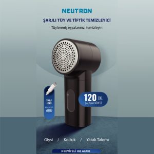 Neutron NTL-LR-10S Şarjlı Göstergeli Şarjlı Tüy ve Tiftik Temizleyici Tüy Temizleme Makinası