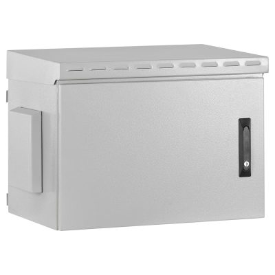 Nif Bilişim 9U 600x450mm Outdoor Kabinet 9U Tek Cidarlı Kabinet Direk Askı Aparatı Dahildir