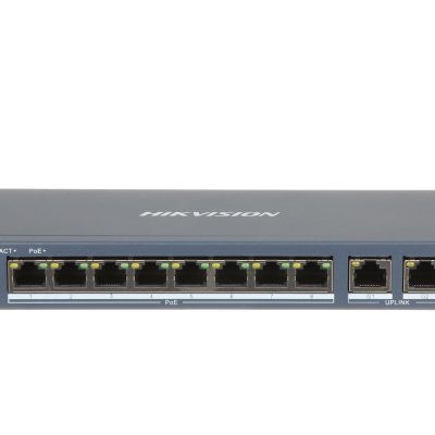 Hikvision DS-3E0310P-E/M 8 Port Poe 2 Port Gigabit Uplink Hızlı Ethernet Poe Switch